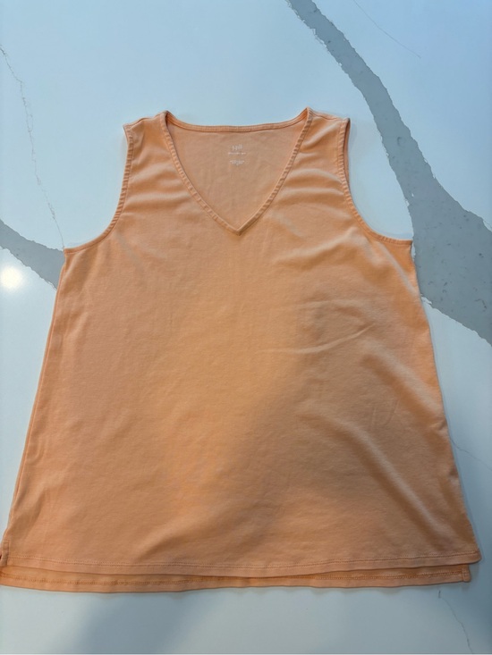 J. Jill Tops - J. Jill Pima V-Neck Tank in Peach
